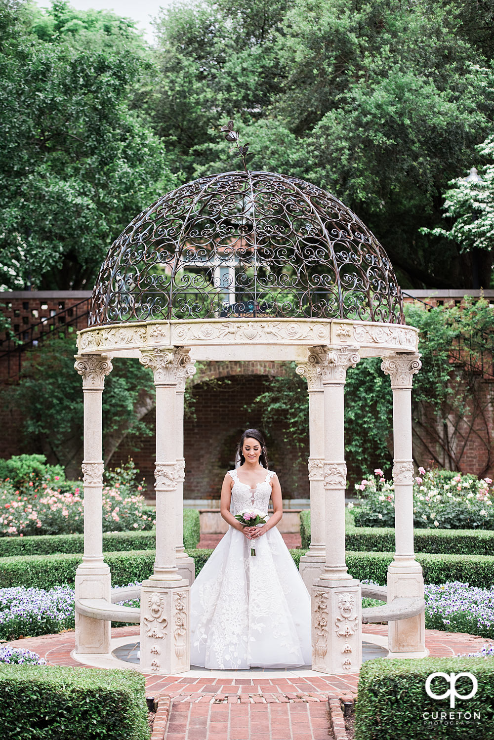 Morgan - Bridal Photography Session at the FTCC Rose Garden in
